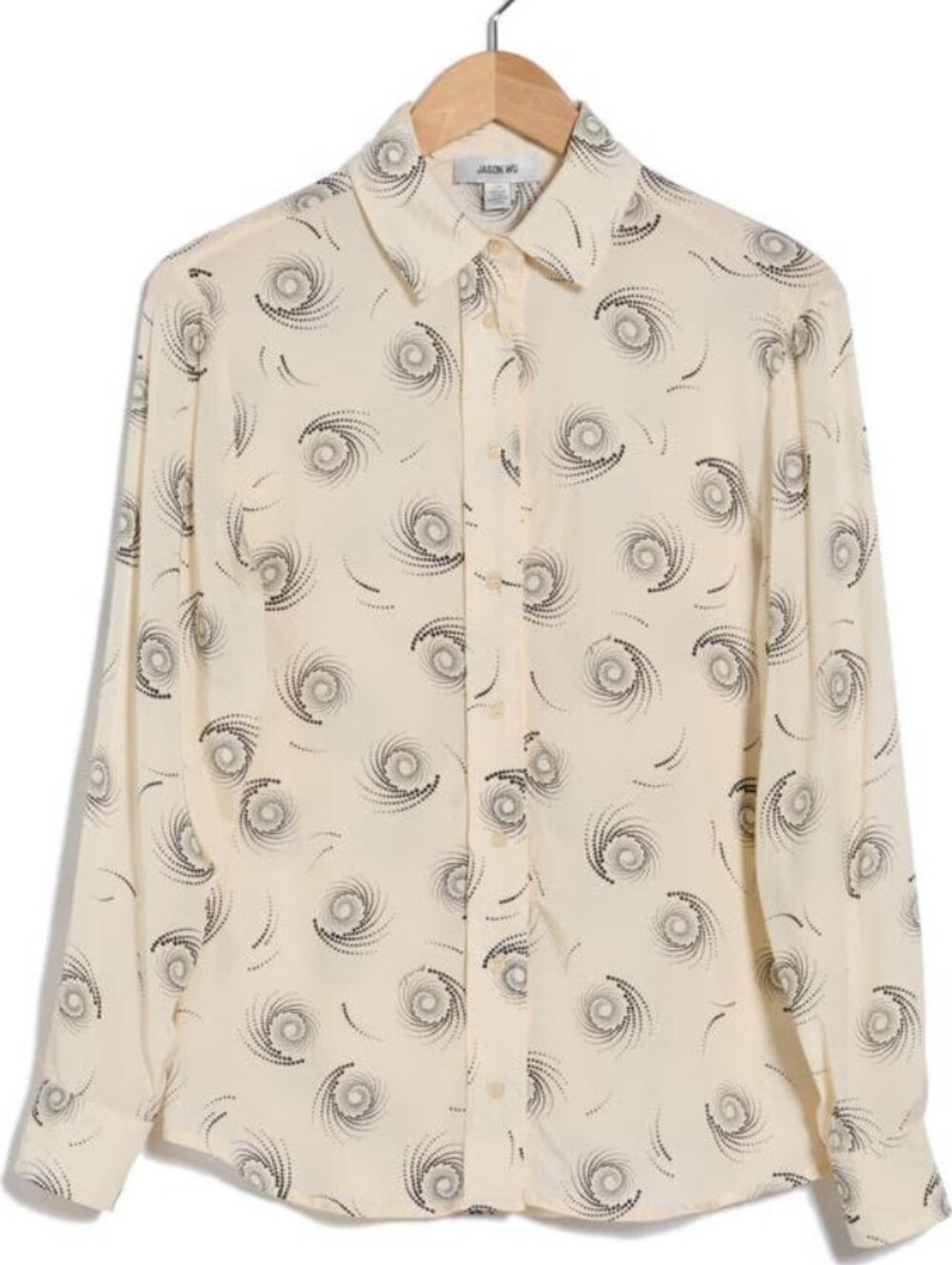 Jason Wu Pinko Swirl Twill Button-Up Shirt
